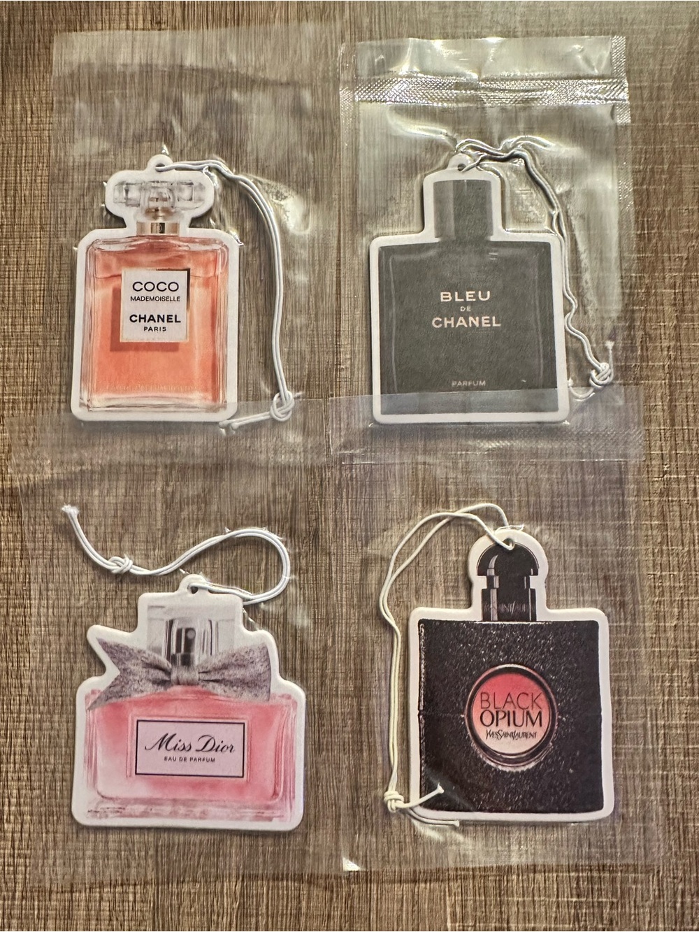 Set of 4 Luxury Car Freshies